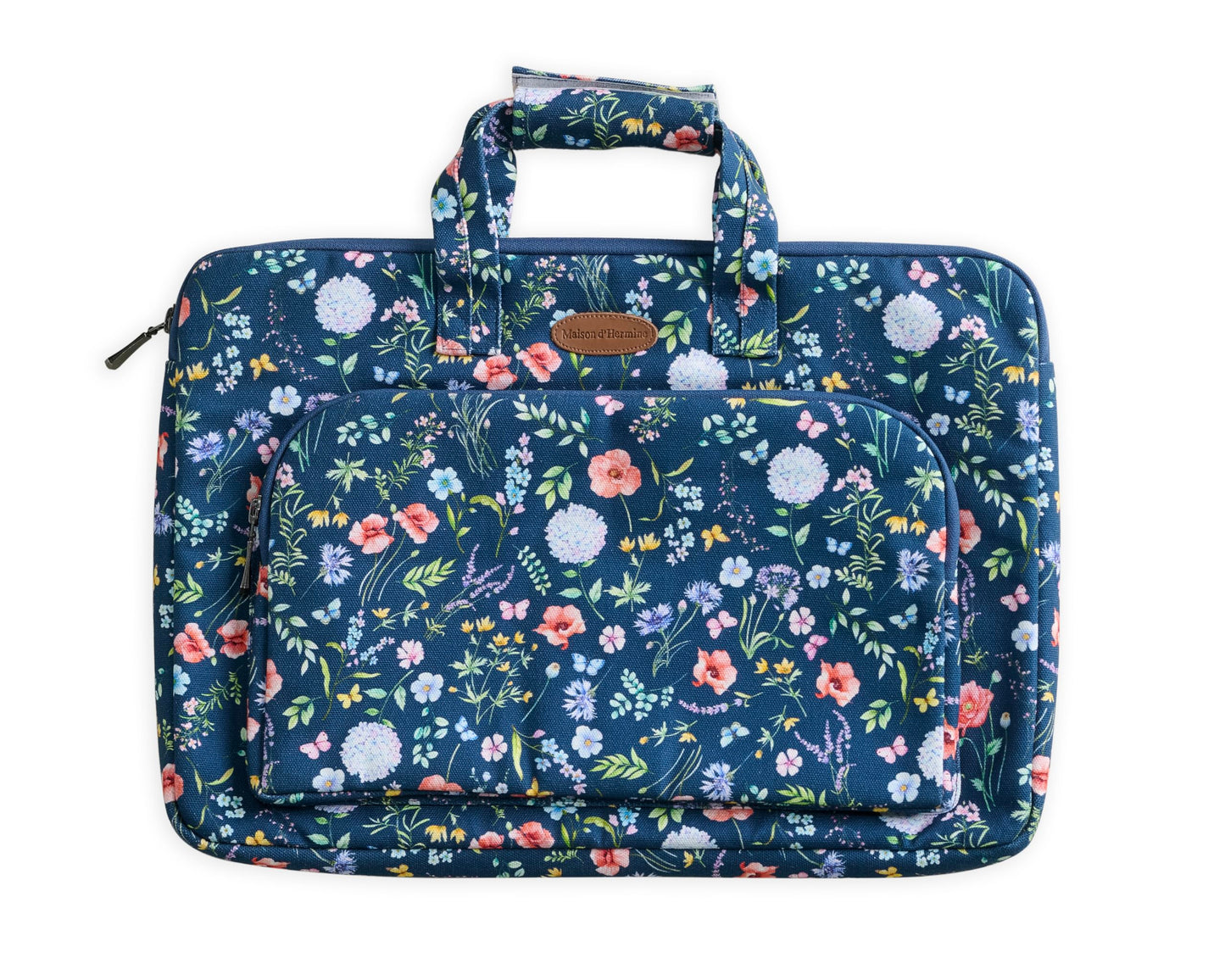 Maison d' Hermine Laptop Bag with Front Pocket Upto 15.5 inch Laptop Tablet