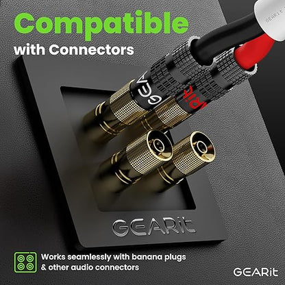 GEARit 14 Gauge Speaker Wire (200 Feet), Black Speaker Cable for Indoor Home Theater or Car Audio, CL2 Rated in-Wall Fire Safety Wire, 2 Conductors, CCA