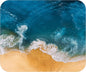 Coastal Shoreline Waves Sandy Beach Theme Mouse Pad Mat Mousepad for Desk Computer Laptop PC Gaming Home or Office Gift (Waves MP38)