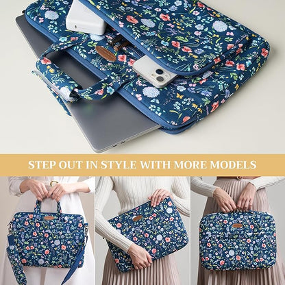 Maison d'Hermine Laptop bag with front pocket Stain and water repellent Cotton canvas