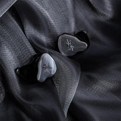 Linsoul Kiwi Ears KE4 in Ear Monitor, 2DD+2BA Hybrid Earphone, Gaming Earbuds, HiFi Wired IEM, with Detachable IEM Cable for Musician Audiophile (Silver)