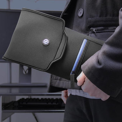 ENHANCE Keyboard Sleeve Travel Case for TKL Tenkeyless Compact Tournament eSports Gaming Keyboards (up to 15 Inches) - Rugged Neoprene Construction , Zipper Mouse Storage and Cable Storage Pouch
