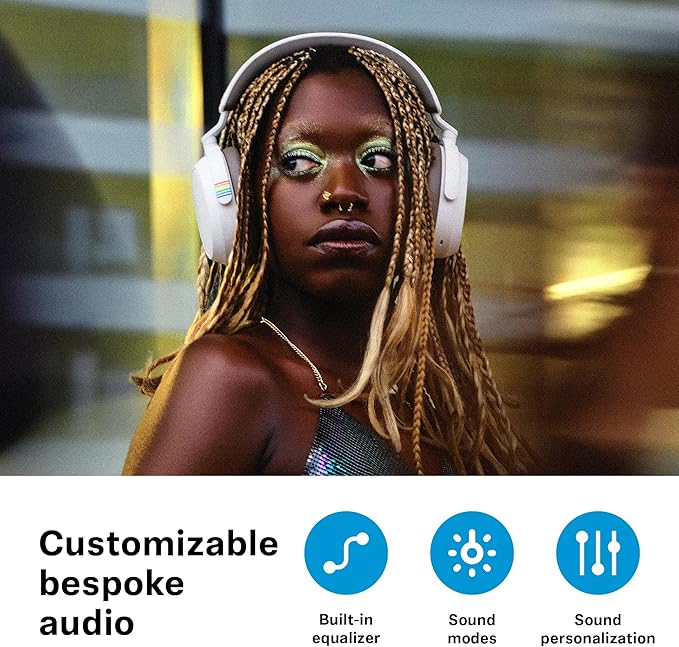 Sennheiser Momentum 4 Headphones - Bluetooth Headset for Crystal-Clear Calls, Adaptive Noise Cancellation, 60h Battery Life, Lightweight, Pride