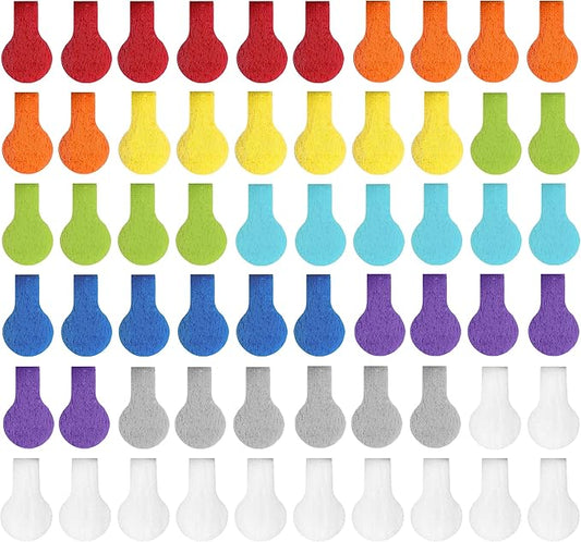 Wrap-It Storage - Mini Multi-Color Cable Labels (60 Pack) - Colorful Charger & Wire Labeler