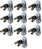 5/8" Tubular Cam Locks (90° Chrome, 2-Pack) RV Toolbox Cabinet Replacement