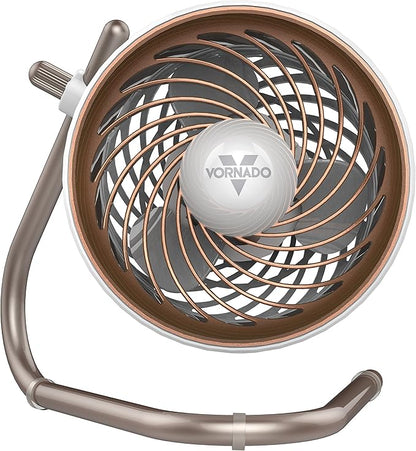 Vornado Pivot Personal Air Circulator Fan, 6-inch, Quiet Portable Travel Fan, 3 Speeds, Copper