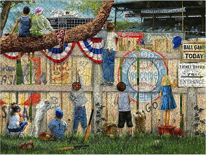 White Mountain in The Cheap Seats Jigsaw Puzzles for Adults 500 Pieces Baseball Puzzle