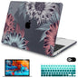 Mektron for MacBook Air 13 Case A1466/A1369 (2010-2017 Release), Snap-on Plastic Hard Shell Cover for MacBook Air 13.3 inch with Keyboard Cover,Watercolor Cactus