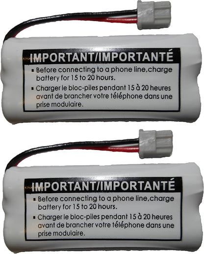 JustGreatDealz HIGH Capacity Rechargeable Replacement Battery BT-1021 BBTG0798001 for Uniden Cordless Handsets (2-Pack)