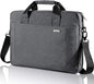 Voova Laptop Bag Case 17 17.3 Inch Computer Sleeve Messenger Bag with Shoulder Strap Expandable Waterproof Large Capacity Business Briefcase for Work Travel Fit 17-18” Laptop, Men Women, Gray