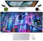 Green Cute Anime Desk Mat Kawaii Cartoon Ducks Gaming Mouse Pad XXL Large Anime Girl Gamer Mousepad Women Office Decor Desk Pad Aesthetic Lotus Leaf Laptop Keyboard Pad Computer Mat 31.5x15.75 in