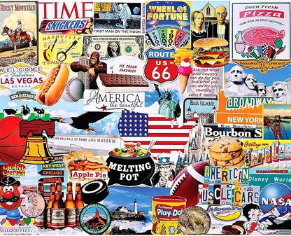 White Mountain Puzzles I Love America - 1000 Piece Jigsaw Puzzle
