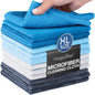 MagicFiber Microfiber Cleaning Cloth, Rags & Dish Towels, 12pk, Large 13x11