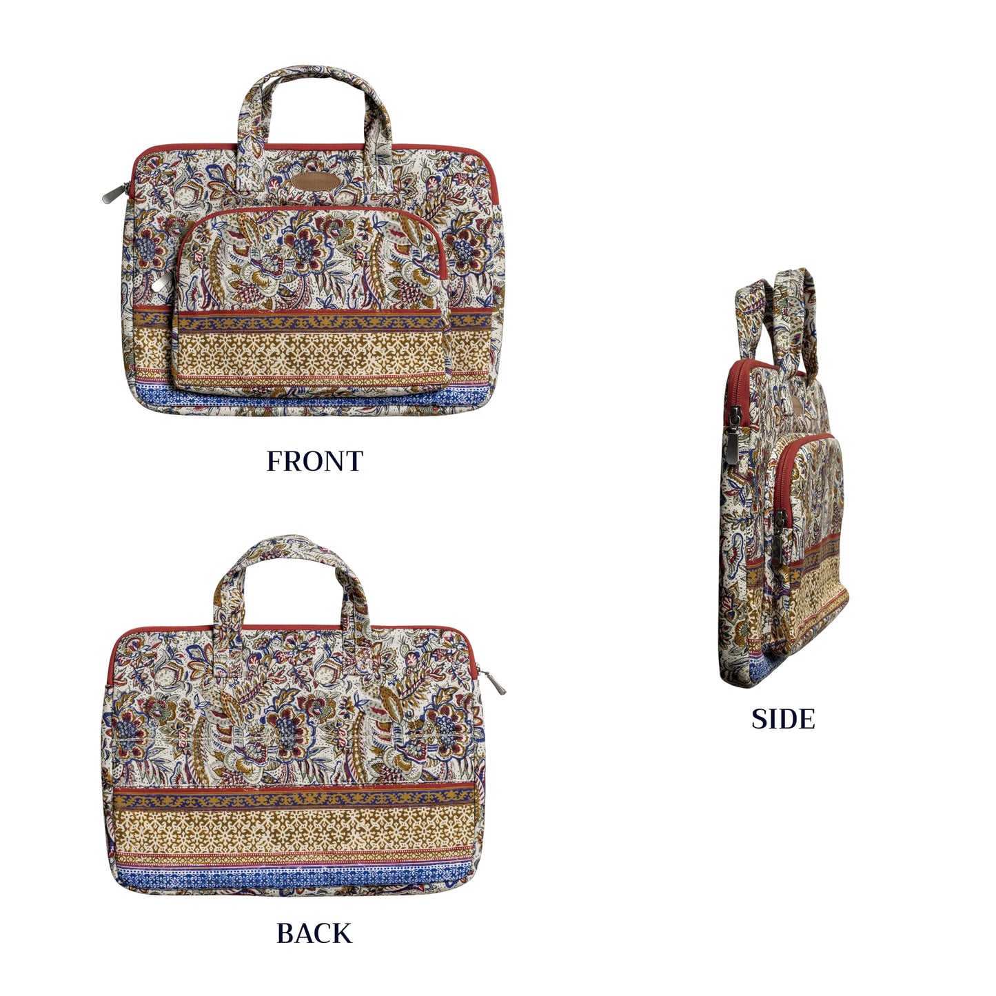 Maison d' Hermine Laptop Bag with Front Pocket Upto 15.5 inch Laptop Tablet