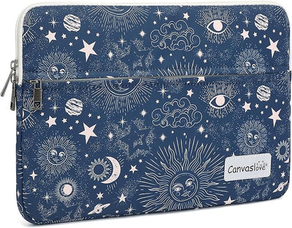 Canvaslove Laptop Sleeve Case Cover with Pocket for MacBook Pro 14 inch and 14 inch-14.4 inch HP, Lenovo, Dell, ASUS, Acer Notebook Computer（Sol De Mayo）