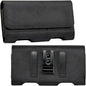 BECPLT for Galaxy S24 Ultra S23 Ultra S22 Ultra S21 Ultra Nylon Belt Holster Case Cell Phone Pouch Belt Clip Holder Phone Holster Pouch Cover for Galaxy Note 20 Ultra 5G Note 10+ Plus 5G A14 A71-Black