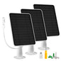 Solar Panel Charger Compatible with Arlo Essential 2K Outdoor(2nd Gen)/Essential XL Camera(2nd Gen)/Essential Spotlight, 5W Solar Panel with IP65 Waterproof 10ft Micro USB-C Cable & Wall Mount, 2 Pack