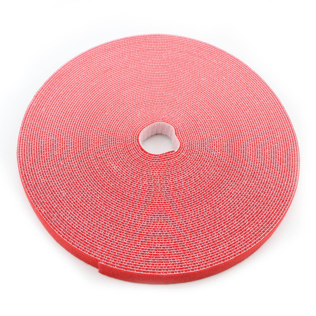 Saisn Reusable Fastening Tape Cable Ties 3/4 Inch Double Side Hook Roll (25 Yard, Grey)