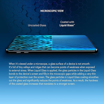 LIQUID GLASS Screen Protector With $250 Protection Coverage | Wipe On Scratch and Shatter Resistant Nano Technology for All Phones Tablets and Smart Watches - Universal Fit (New and Advanced)