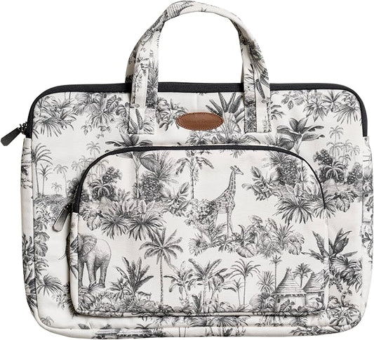 Maison d'Hermine Laptop bag with front pocket Stain and water repellent Cotton canvas