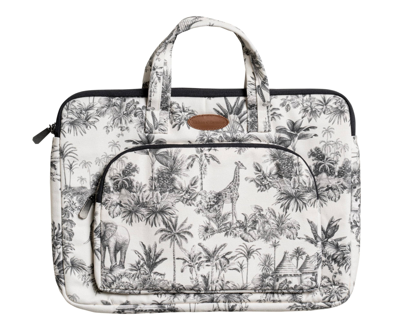 Maison d' Hermine Laptop Bag with Front Pocket Upto 15.5 inch Laptop Tablet