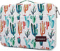 Canvaslove Rebound Bubble Cushioned Laptop Sleeve Case Bag with Handle and Pockets for MacBook Air Pro 13" and 12.5 inch-13.3 inch Laptop (Cactus)