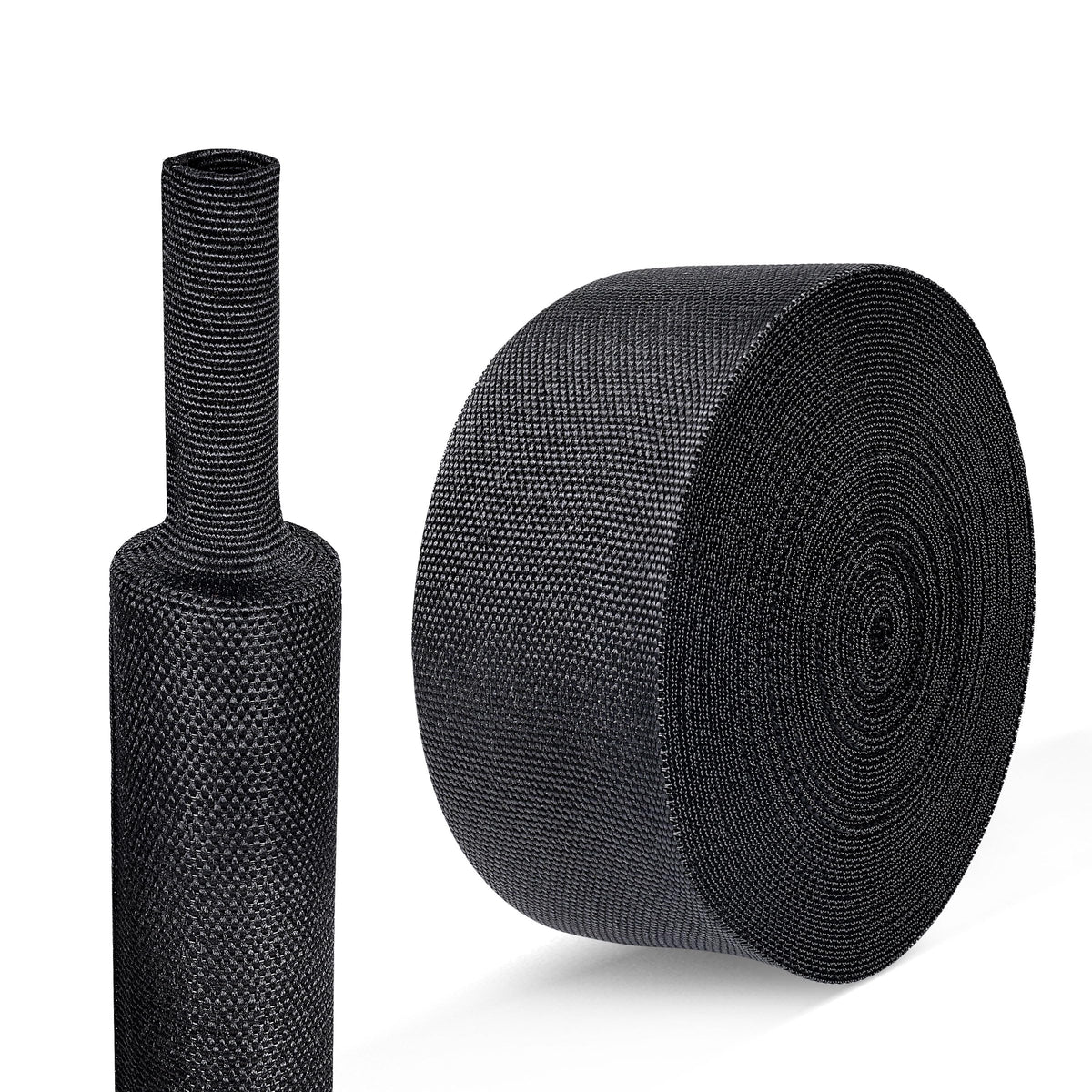 BuyUneed 2:1 Ratio Heat Shrinkable Braided Wiring Sleeving 3/4" ID-46ft