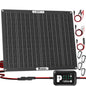 POWOXI MPPT 15W 12V Solar Car Battery Trickle Charger & Maintainer ETFE