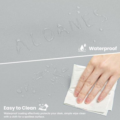 ALOANES Non-Slip Extended Mouse Pad Office&Home Desk Mat Stitched Edge