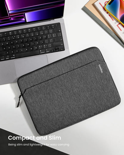 tomtoc Slim Laptop Sleeve for 14-inch MacBook Pro M5/M4/M3/M2/M1 Pro/Max 2026-2021, Water-Resistant Protective Case for 13.8 Inch Surface Laptop AI PC, Accessory Bag
