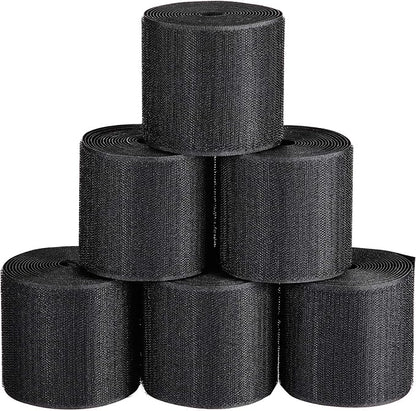 Cable Floor Strip Cord Cover Grip Floor Cable Protector Carpet Cable Management, Keep Cables Organized, Protect Cords and Prevent a Trip Hazard, 3 Inch x 10 Feet (60 Feet, Black)