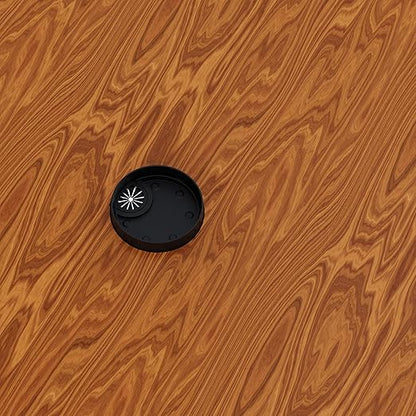 Desk Grommet 2-3/8 Inch 60mm, Zinc Alloy Computer Desk Wire Hole Cover, Office Desktop Cord Cable Hole Metal Ring, Black