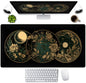Green Cute Anime Desk Mat Kawaii Cartoon Ducks Gaming Mouse Pad XXL Large Anime Girl Gamer Mousepad Women Office Decor Desk Pad Aesthetic Lotus Leaf Laptop Keyboard Pad Computer Mat 31.5x15.75 in