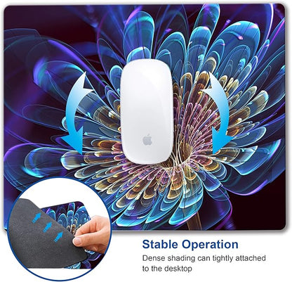 3D Flowers Mouse pad Abstract Art Mouse Pads with Design Personalized Mousepad for Laptop Computer Office Decoration Accessories Gift