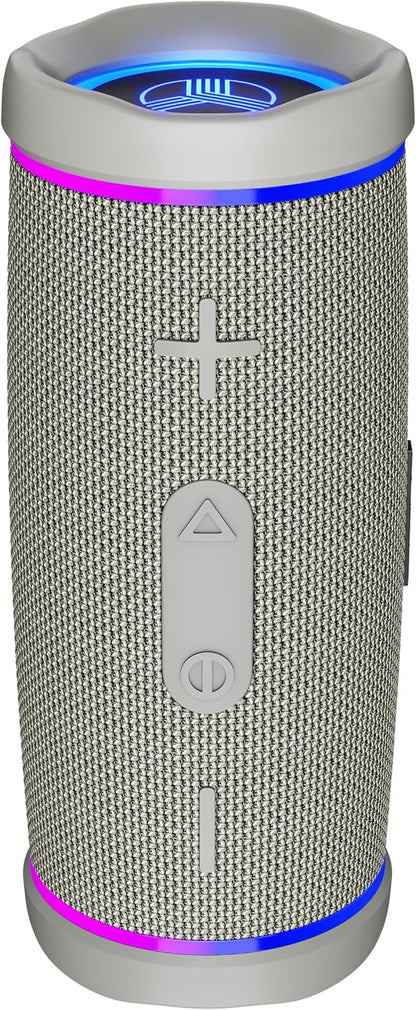 TREBLAB HD77 Bluetooth Speaker - Powerful 360° Sound with Impactful Bass, 30W Portable Wireless Audio, 20H Battery, IPX7 Waterproof, TWS Stereo, Shockproof Design for Outdoor, Beach, Pool, Jobsite