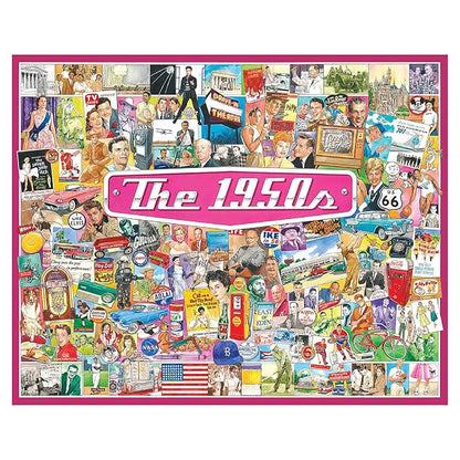 White Mountain Puzzles The 1950s - 1000 Piece Jigsaw Puzzle