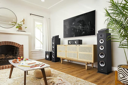 Polk Monitor XT30 Compact Center Channel Speaker - Hi-Res Audio Certified, Dolby Atmos & DTS:X Compatible, 1" Terylene Tweeter & Dual 5.25" Dynamically Balanced Woofer, Midnight Black