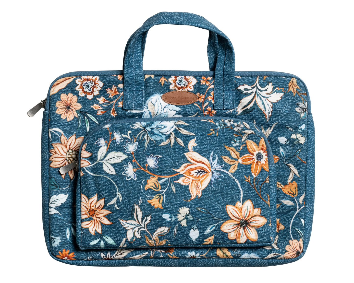 Maison d' Hermine Laptop Bag with Front Pocket Upto 15.5 inch Laptop Tablet