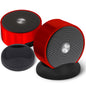 Long Run Technologies Paired Bluetooth Speakers - Surround Sound Stereo Pairing Linkable for Home TV Car