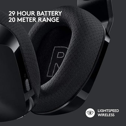 Logitech G733 Lightspeed Wireless Gaming Headset + Litra Beam LX Premium Dual-Sided RGB LED Streaming Key Light - Black