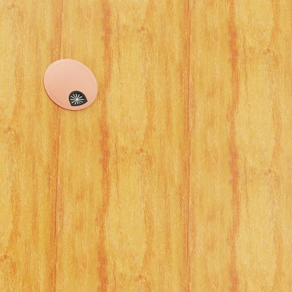 2 Pack Desk Grommet 3-1/8 Inch 80mm, Zinc Alloy Computer Desk Wire Hole Cover, Office Desktop Cord Cable Hole Metal Ring, Red Bronze
