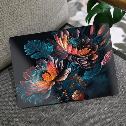 MEEgoodo for M4/M3/M2 MacBook Air 15.3 inch Case 2025 2024 2023, Case Fit Model (A3241/A3114/A2941) for MacBook Air 15 inch, Laptop Hard Shell with Keyboard Cover, Bunch Flowers