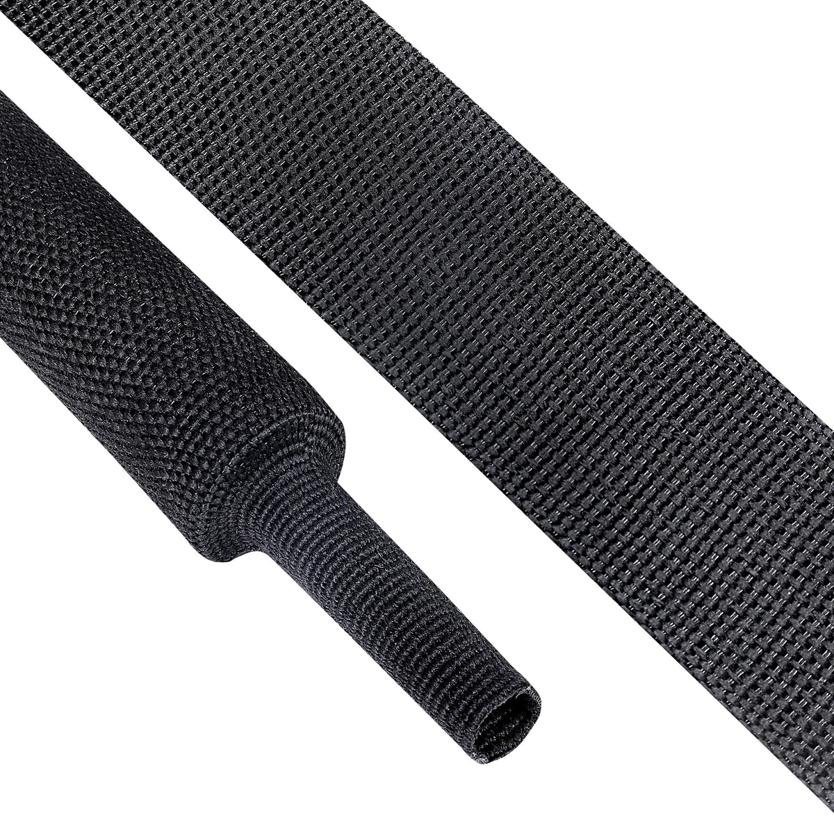 BuyUneed 2:1 Ratio Heat Shrinkable Braided Wiring Sleeving 3/4" ID-46ft