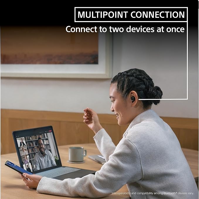 Sony WF-1000XM5 The Best Truly Wireless Bluetooth Noise Canceling Earbuds & in-Ear Headphones with Alexa Built-in, Black