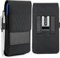 Mopaclle Extra Large Rugged Nylon Cell Phone Holster for Belt, Compatible with Galaxy S25 Ultra, S24 Ultra, Moto G Power, F16, A71 – Fits with Case On, Belt Holder for Outdoor Workers
