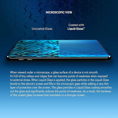 LIQUID GLASS Screen Protector Wipe On Scratch and Shatter Resistant Nano Protection for All Phones Tablets Smart Watches - Universal (New and Advanced)