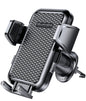 Air Vent Car Phone Holder, Adjustable Wide Clamp, Metal Hook, Anti-Shake