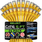GearIT Cat 6 Ethernet Cable (24-Pack 5 Feet) Cat6 Network Patch, 10Gbps, RJ45, Snagless Cord, Gold-Plated Connectors, Internet for PC, TV, Tablet, Router, Printer, Servers, IT Data Center - Yellow