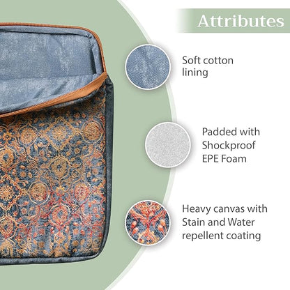 Maison d'Hermine Laptop bag with front pocket Stain and water repellent Cotton canvas