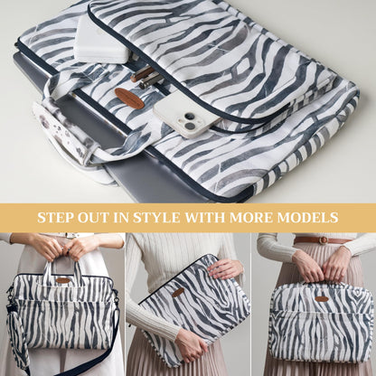 Maison d' Hermine Laptop Bag with Front Pocket Upto 15.5 inch Laptop Tablet